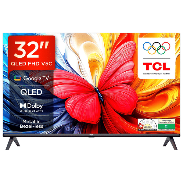 Buy TCL V5C 80 cm (32 inch) QLED Full HD Smart Google TV with